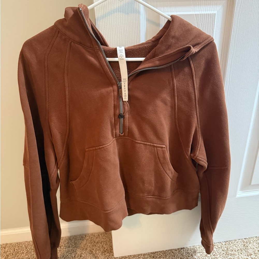 Lululemon Athletica Brown Zip-Up Jacket